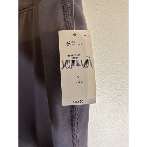 GAP Eclipse Split-Front Exercise Skort Soze Small Tall Storm Gray (purple) - Picture 4 of 7